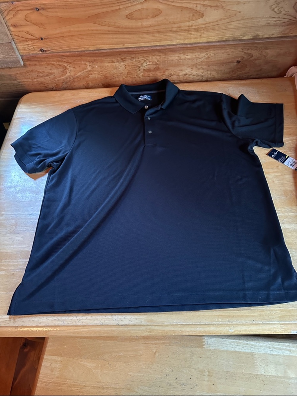 Hogan Black Men's Polo with Button Placket